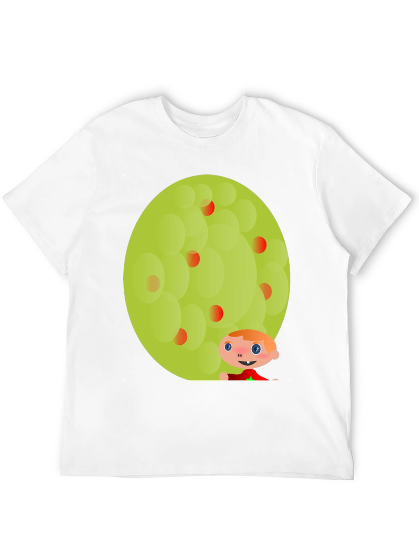 Fun Character Graphic Tee - Black