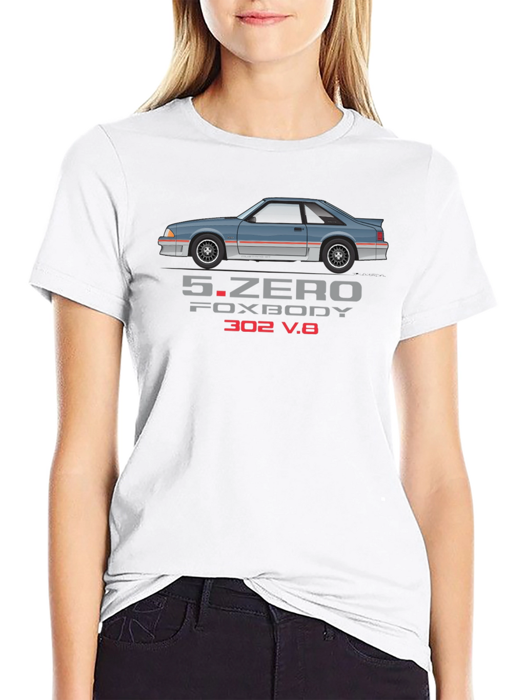 5.Zero Foxbody V8 T-Shirt