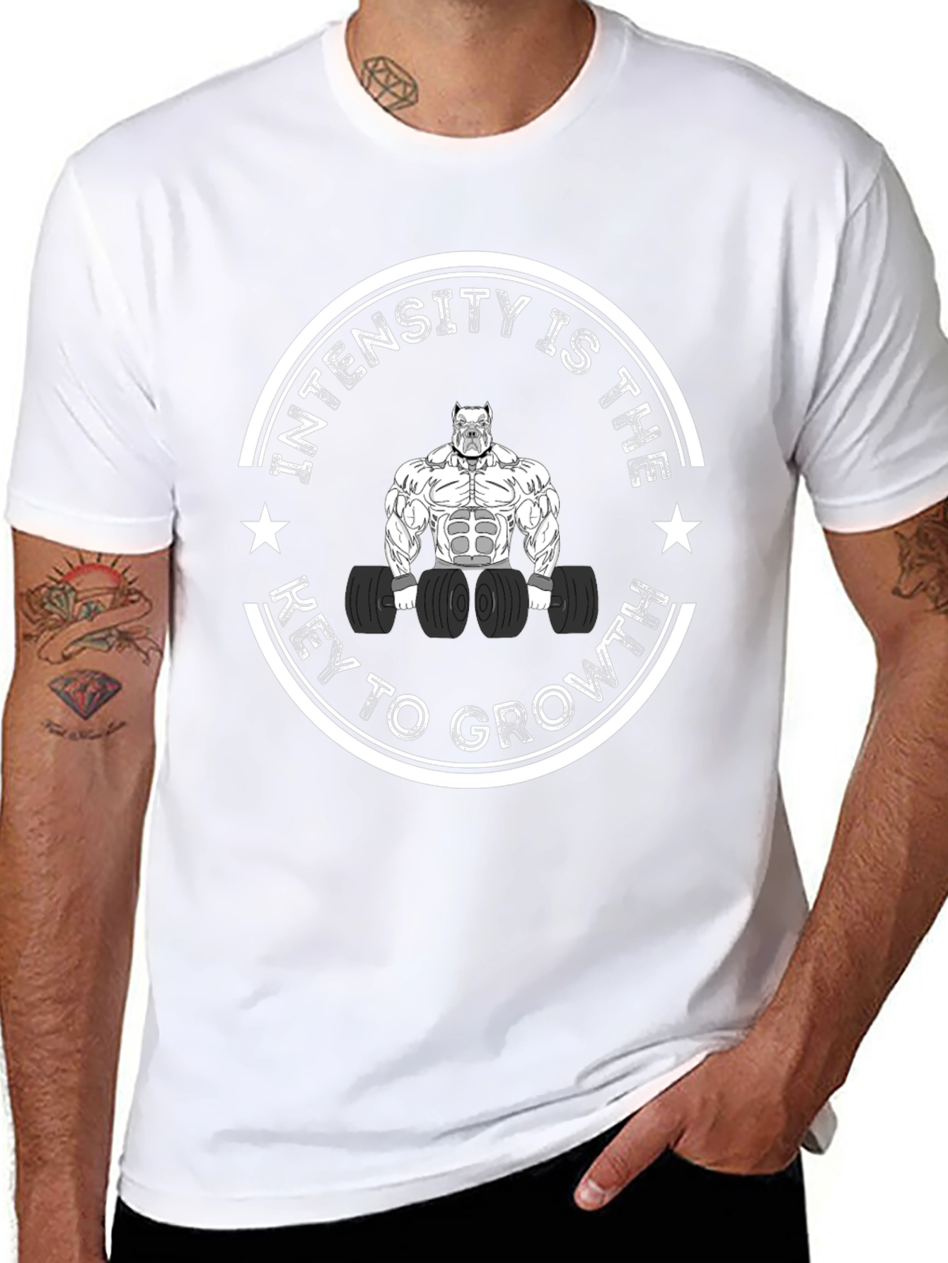 Intensity is Key T-Shirt - Mens Fitness Apparel