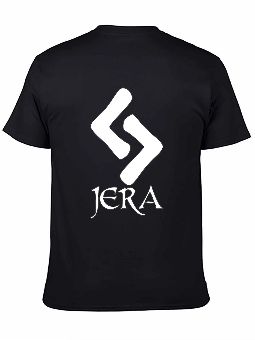 Jera Rune Graphic T-Shirt - Black Cotton Tee