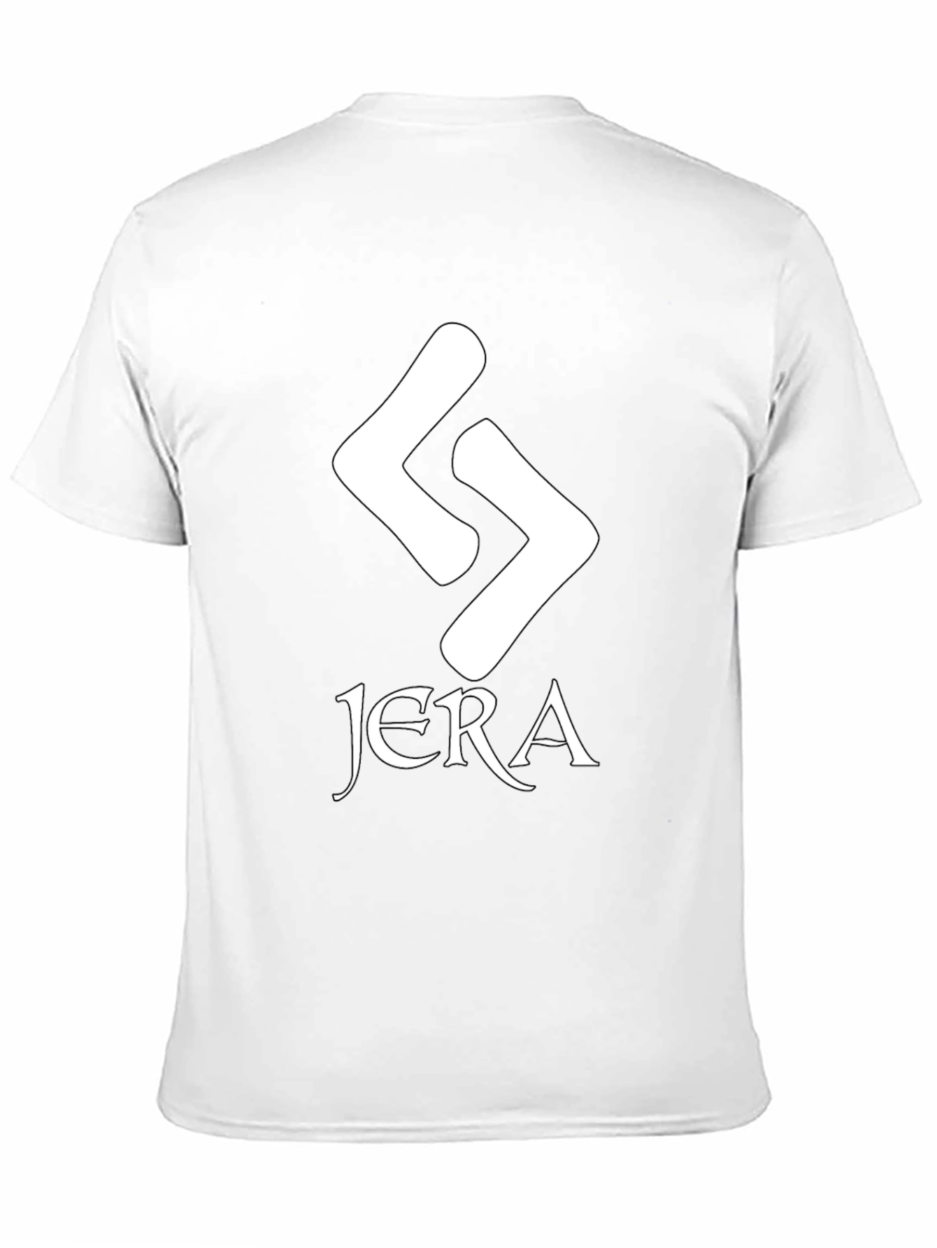 Jera Rune Graphic T-Shirt - Black Cotton Tee