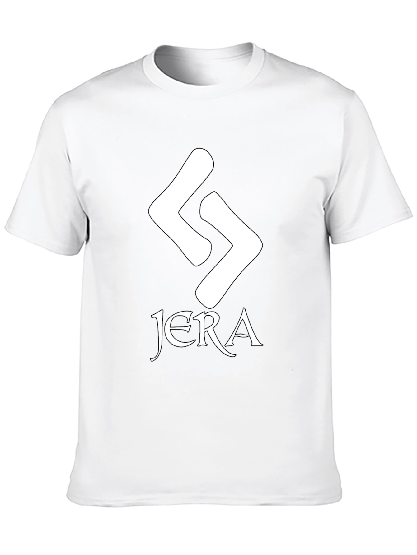 Jera Rune Graphic T-Shirt - Black Cotton Tee