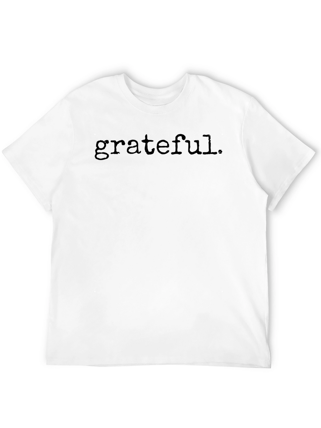 Grateful Black T-Shirt | Inspirational Tee