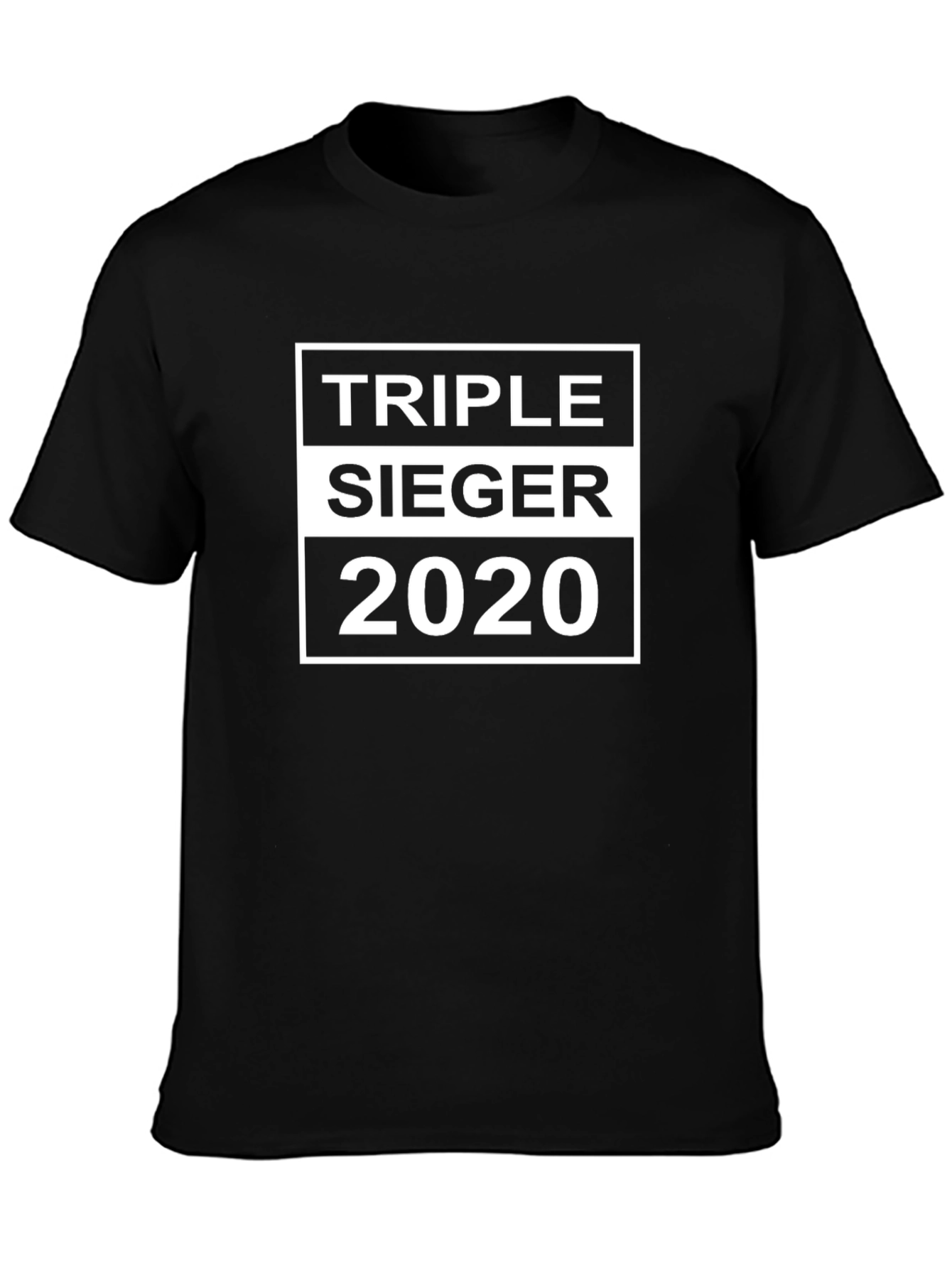 Triple Sieger 2020 Black T-Shirt