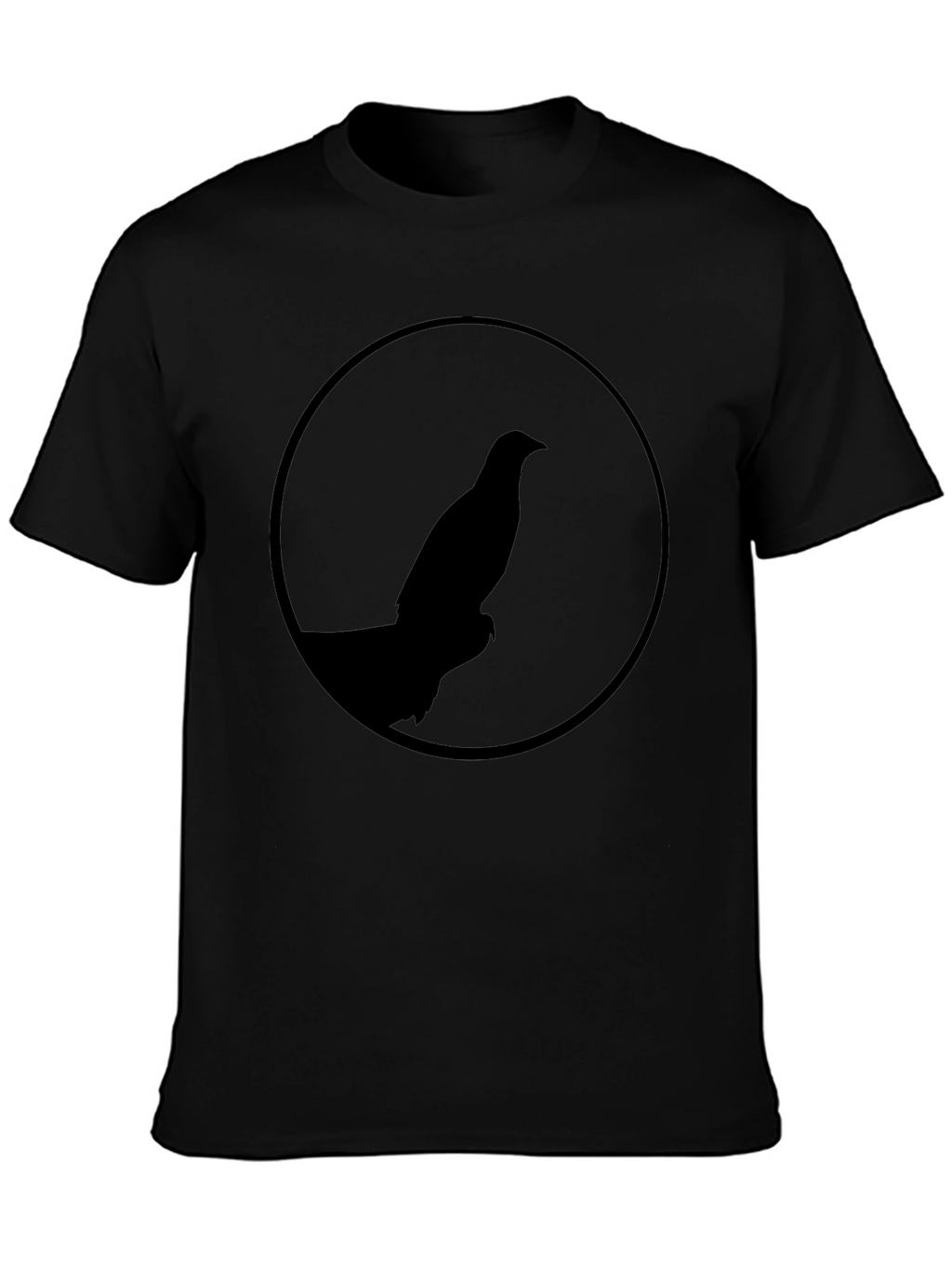 Black Bird Silhouette Tee - Mens Graphic T-Shirt