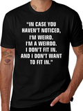 Weirdo Statement T-Shirt - Comfortable Fit