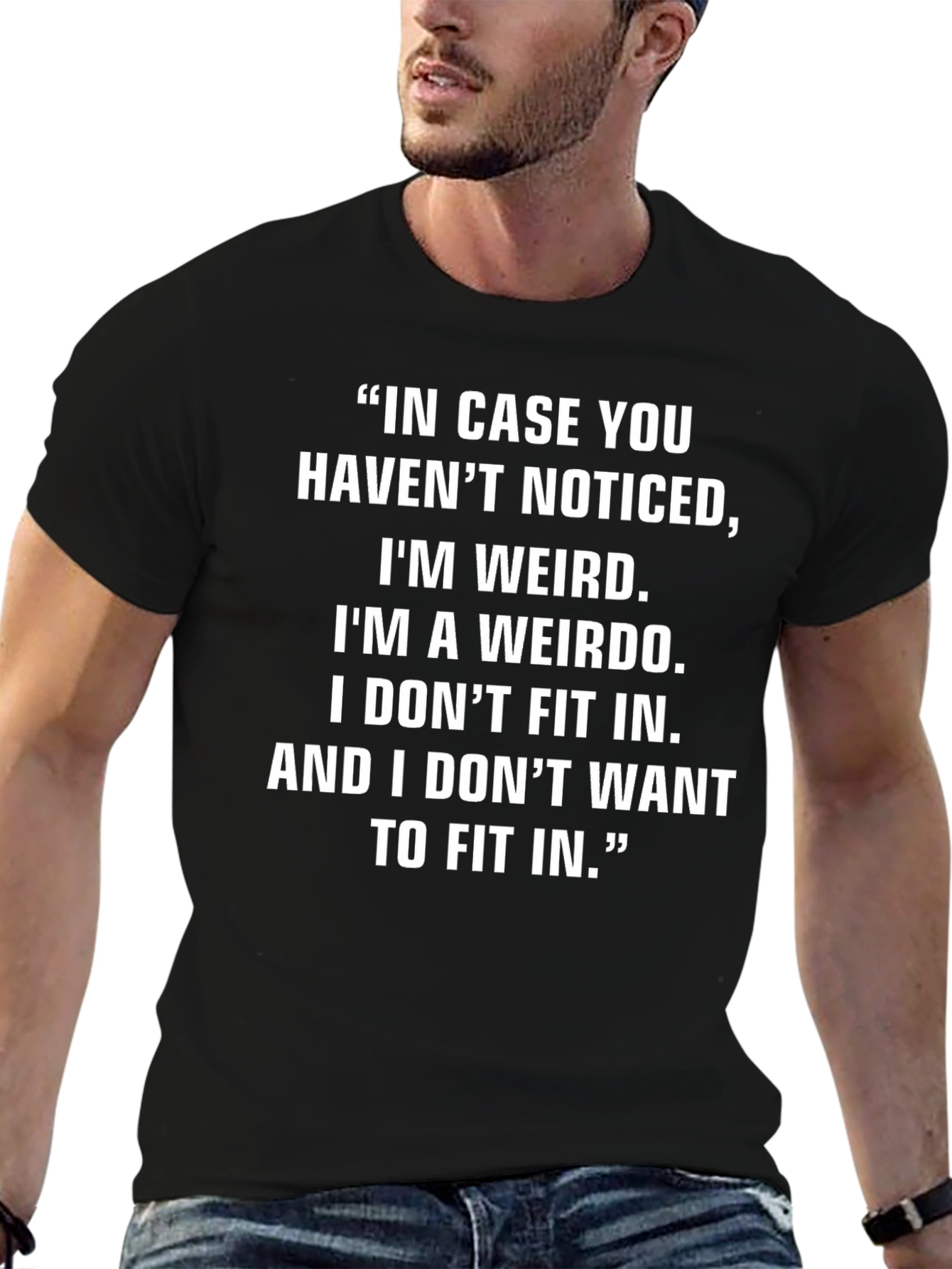 Weirdo Statement T-Shirt - Comfortable Fit
