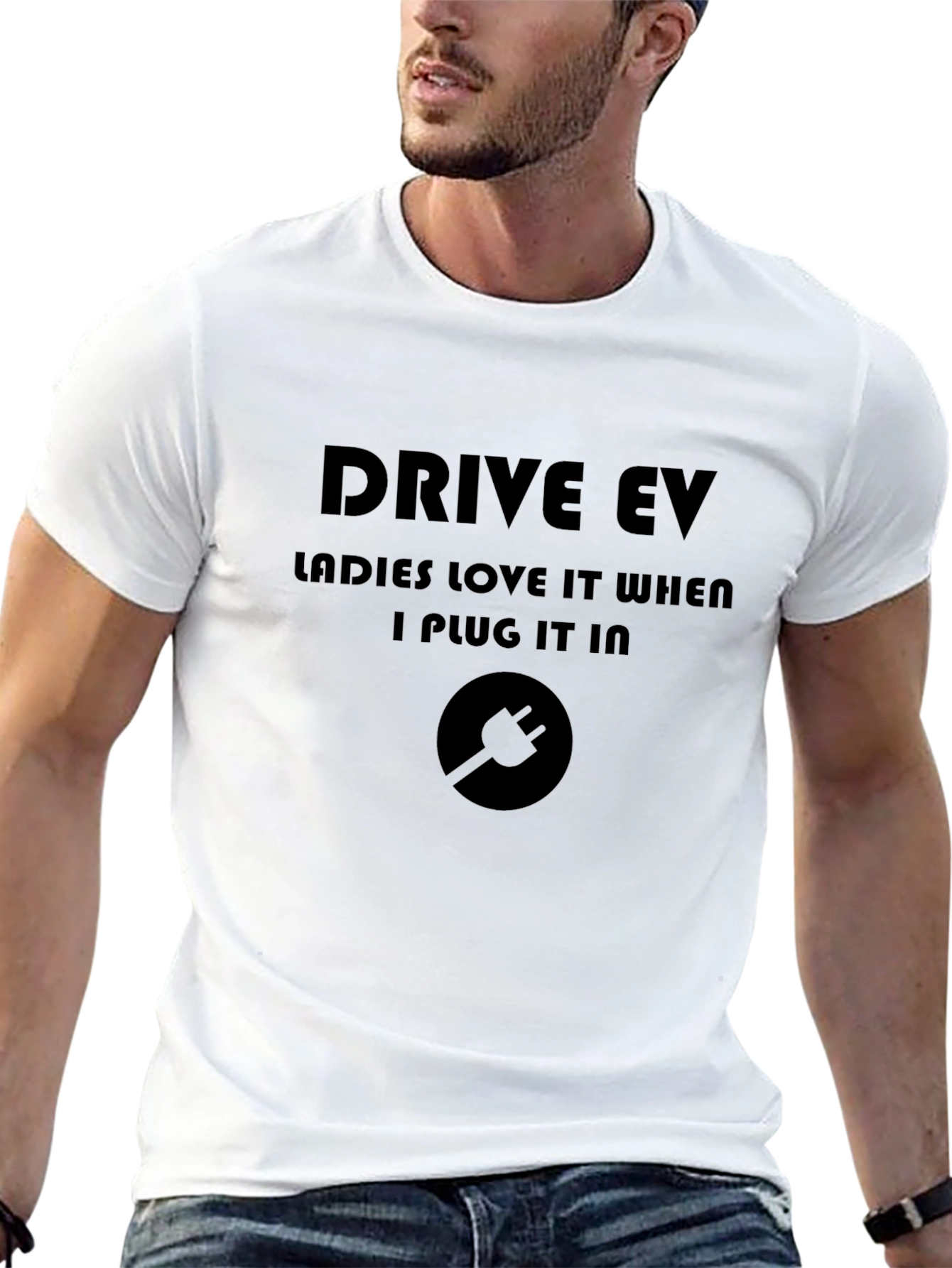 Drive EV Ladies Love It T-Shirt - Electric Vehicle