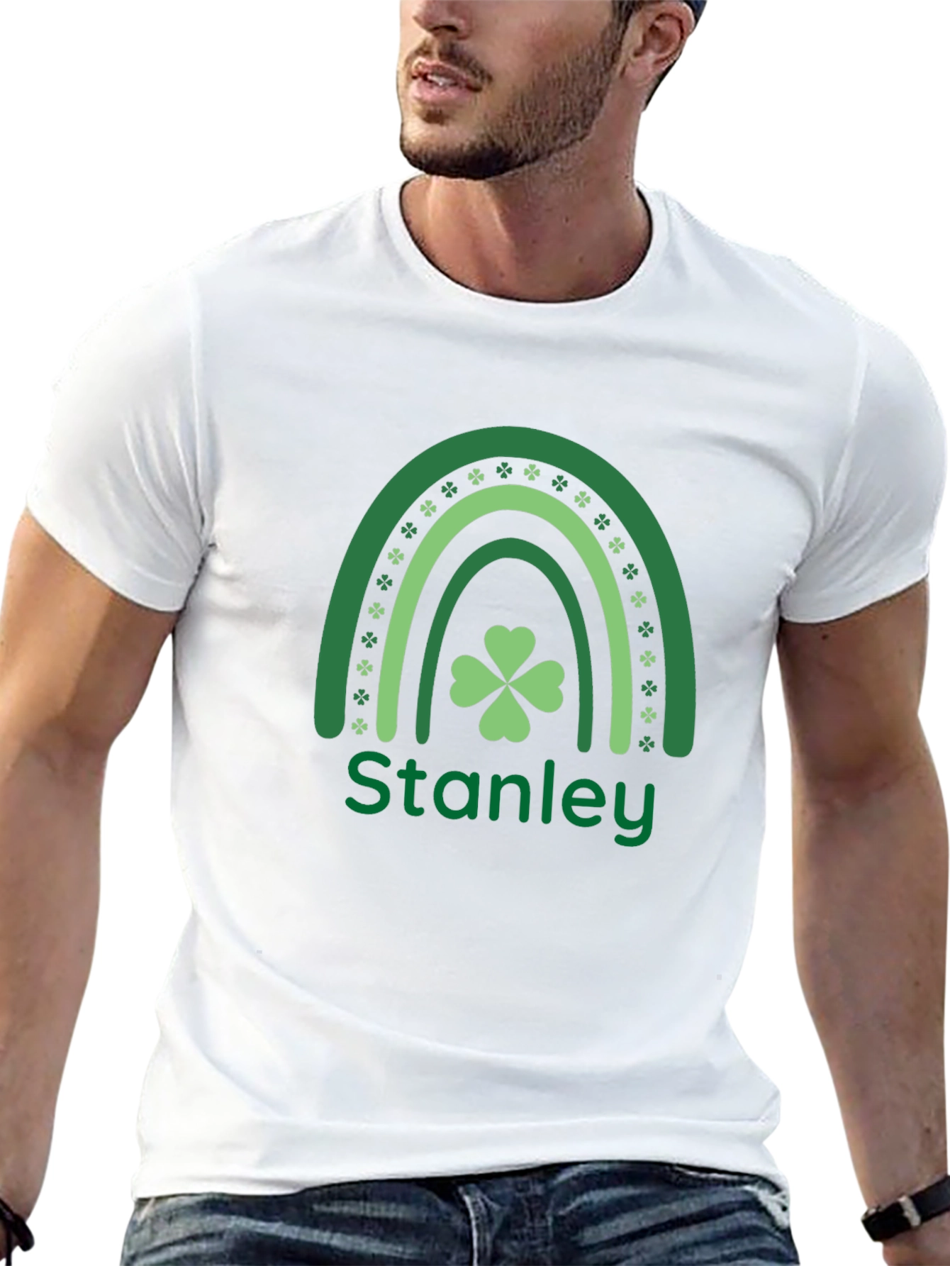 Stanley Shamrock Rainbow Graphic T-Shirt