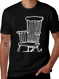 Chair Graphic Tee - Black Unisex T-Shirt