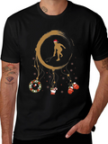 Festive Squash Player Graphic Tee