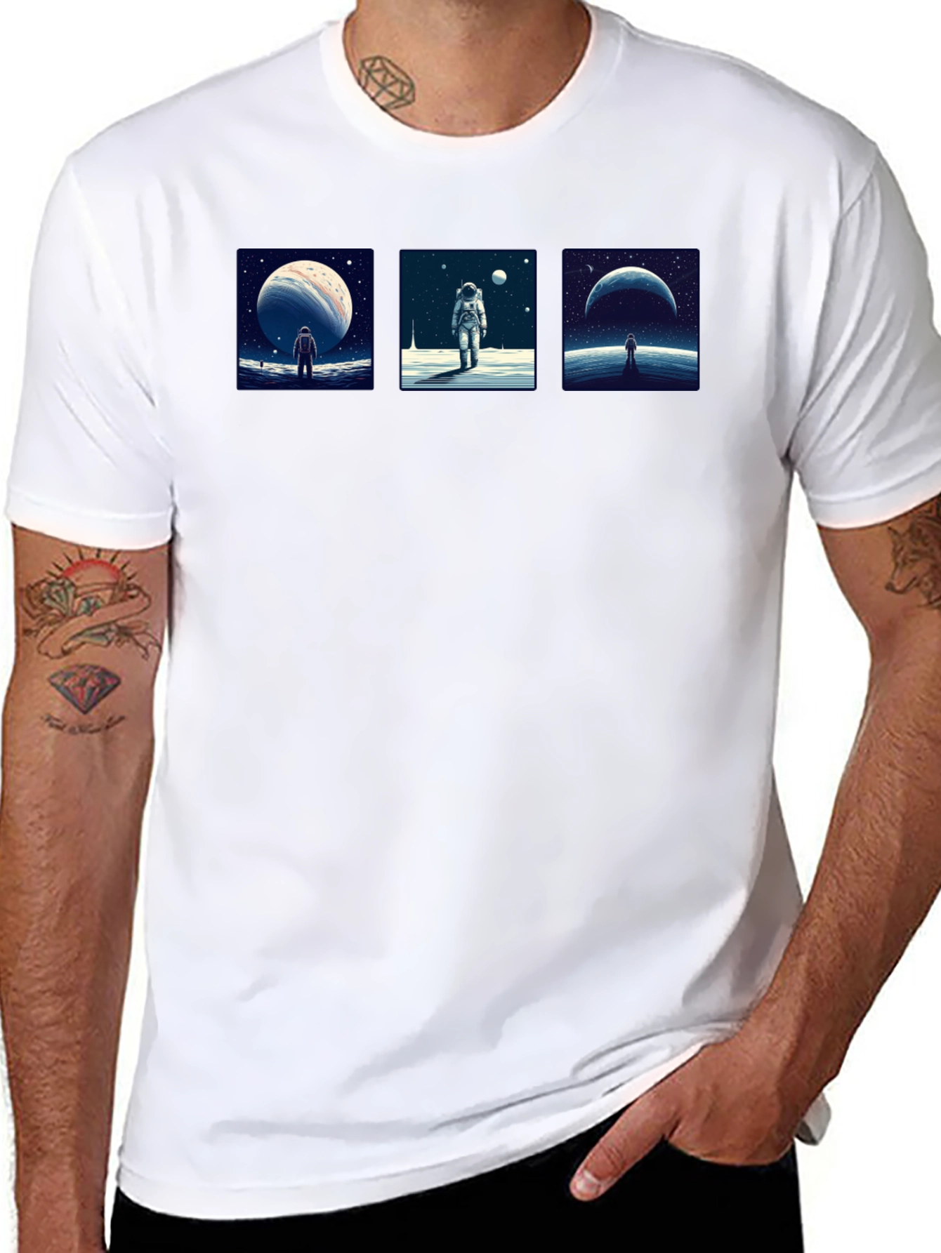 Astronaut Graphic Tee - Space Explorer