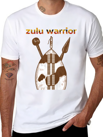 Zulu Warrior Graphic T-Shirt