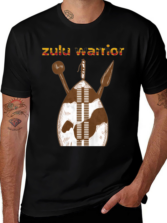 Zulu Warrior Graphic T-Shirt