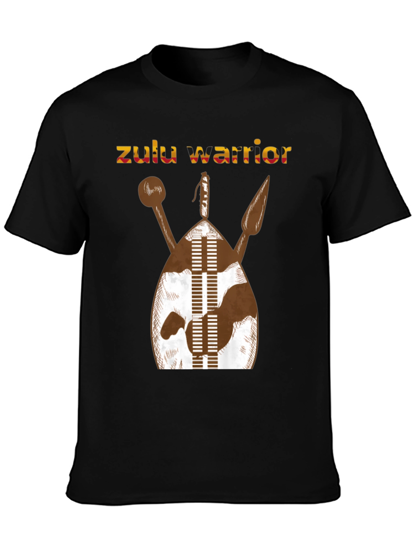 Zulu Warrior Graphic T-Shirt