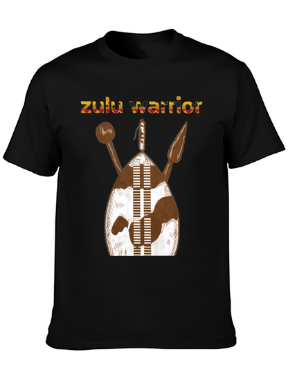 Zulu Warrior Graphic T-Shirt