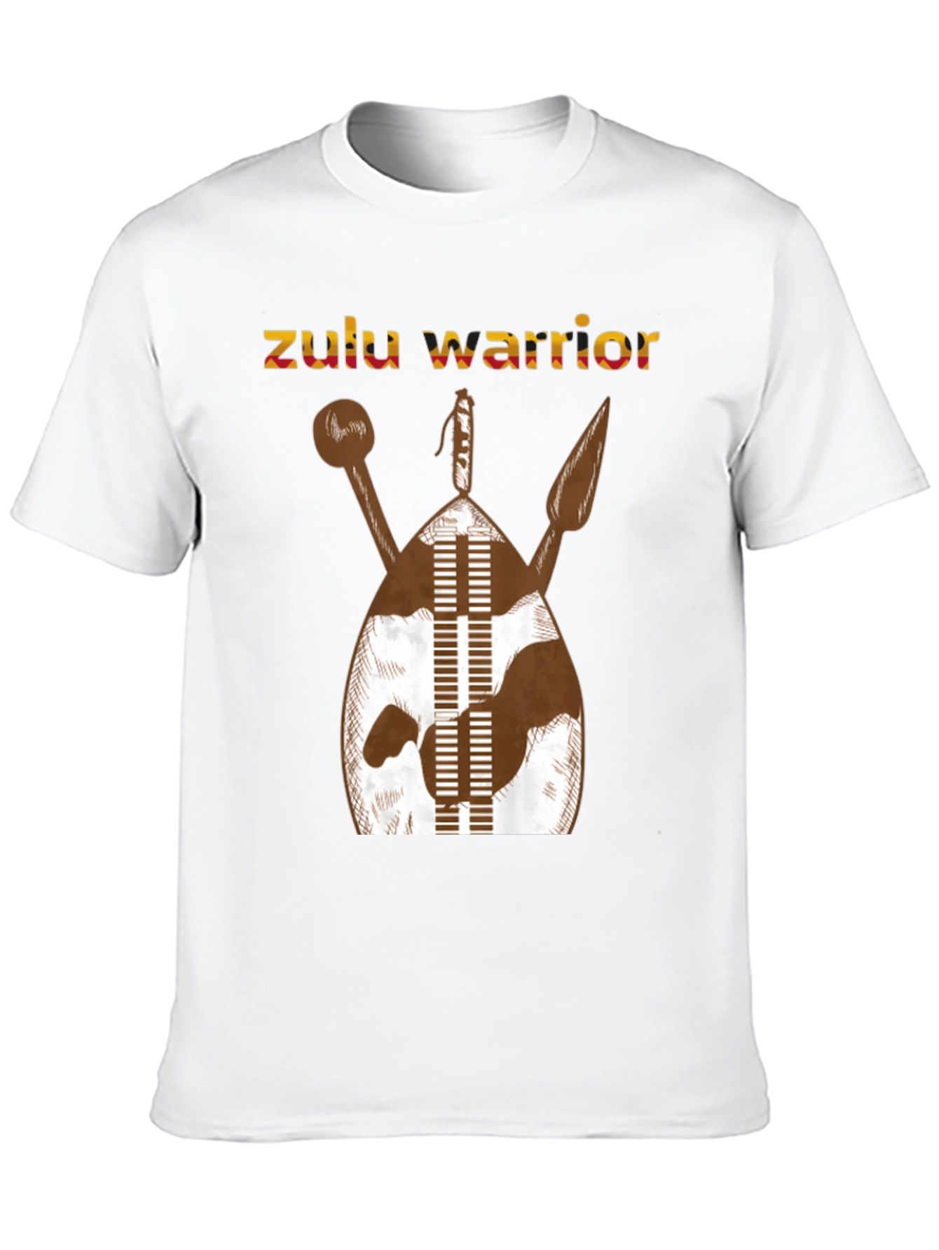 Zulu Warrior Graphic T-Shirt