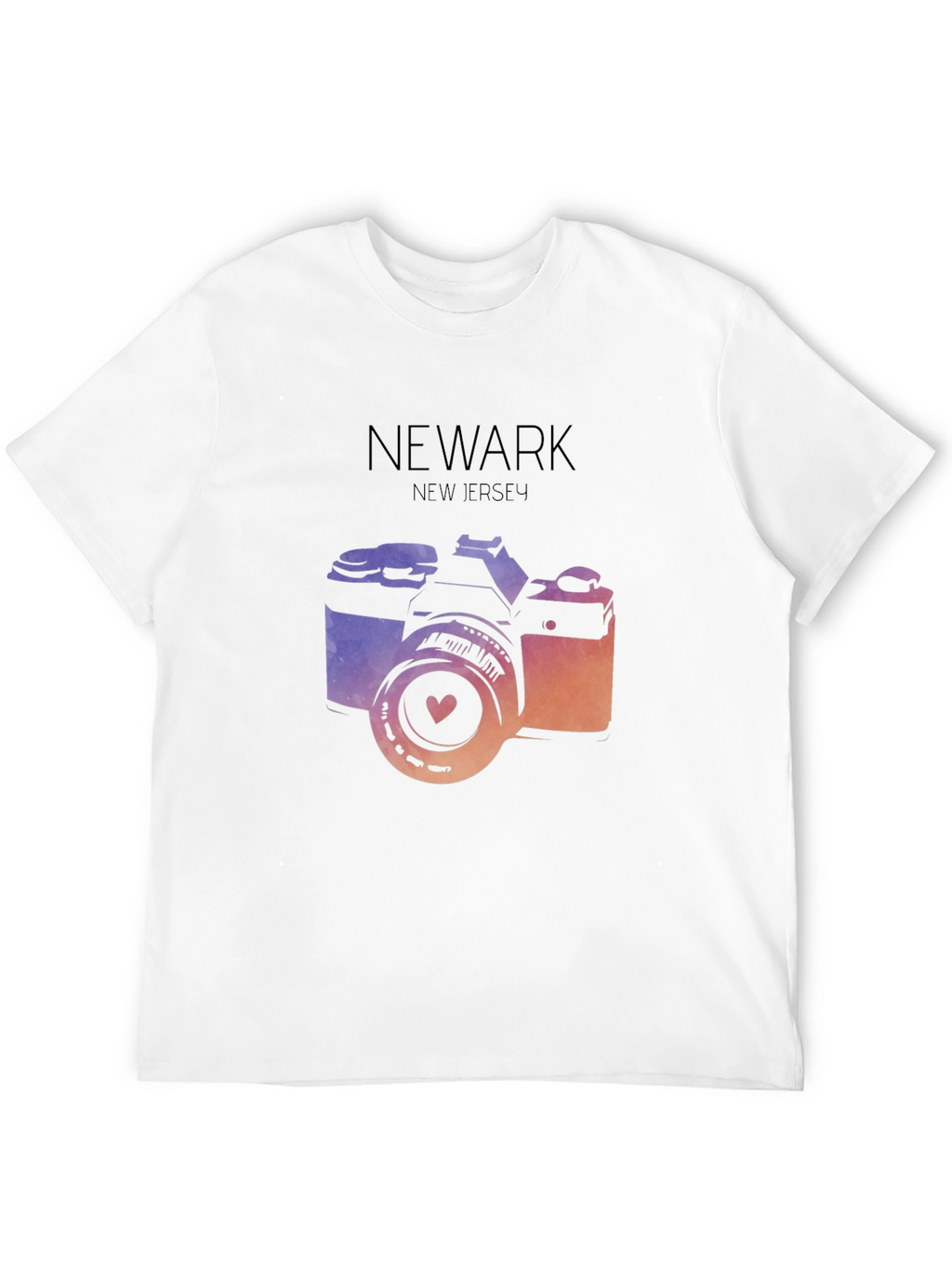 Newark New Jersey Camera Graphic T-Shirt