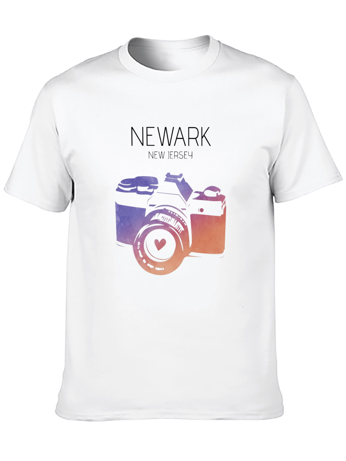 Newark New Jersey Camera Graphic T-Shirt