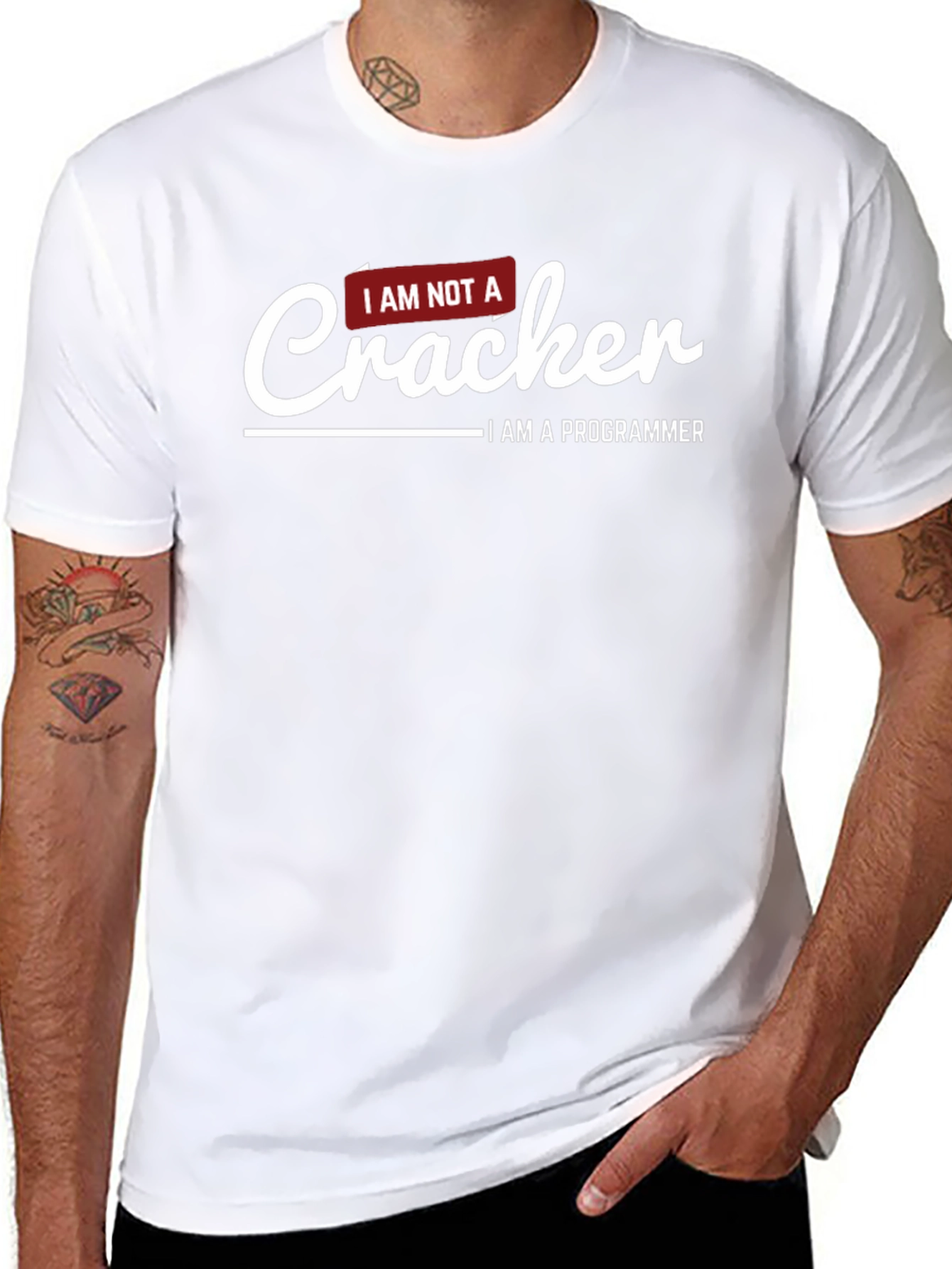 I AM NOT A Cracker Programmer T-Shirt