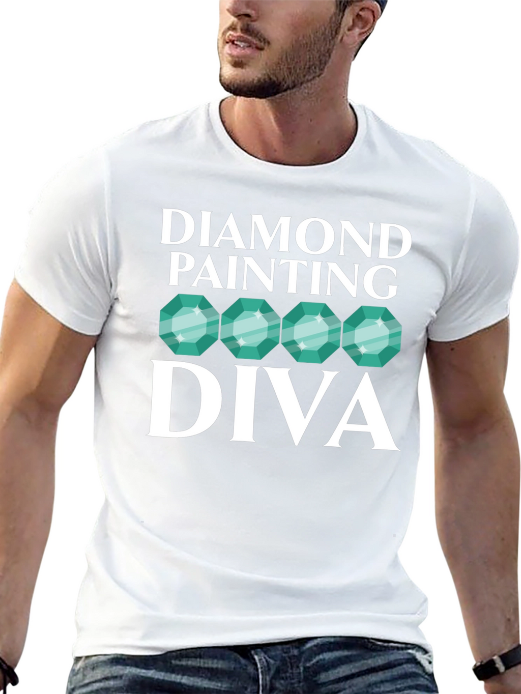 Diamond Painting Diva Black T-Shirt