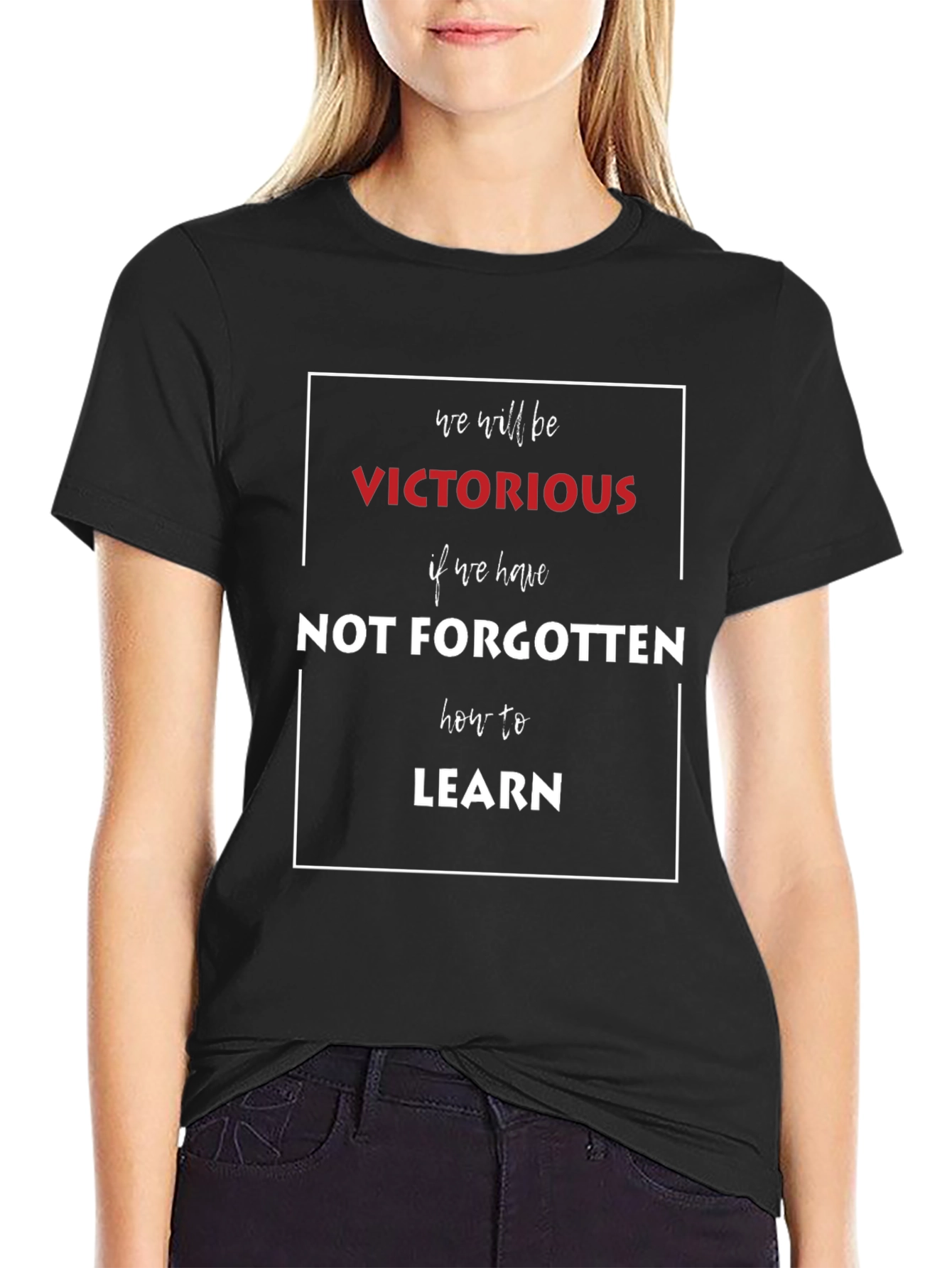 Victorious T-Shirt - Motivational Quote Tee