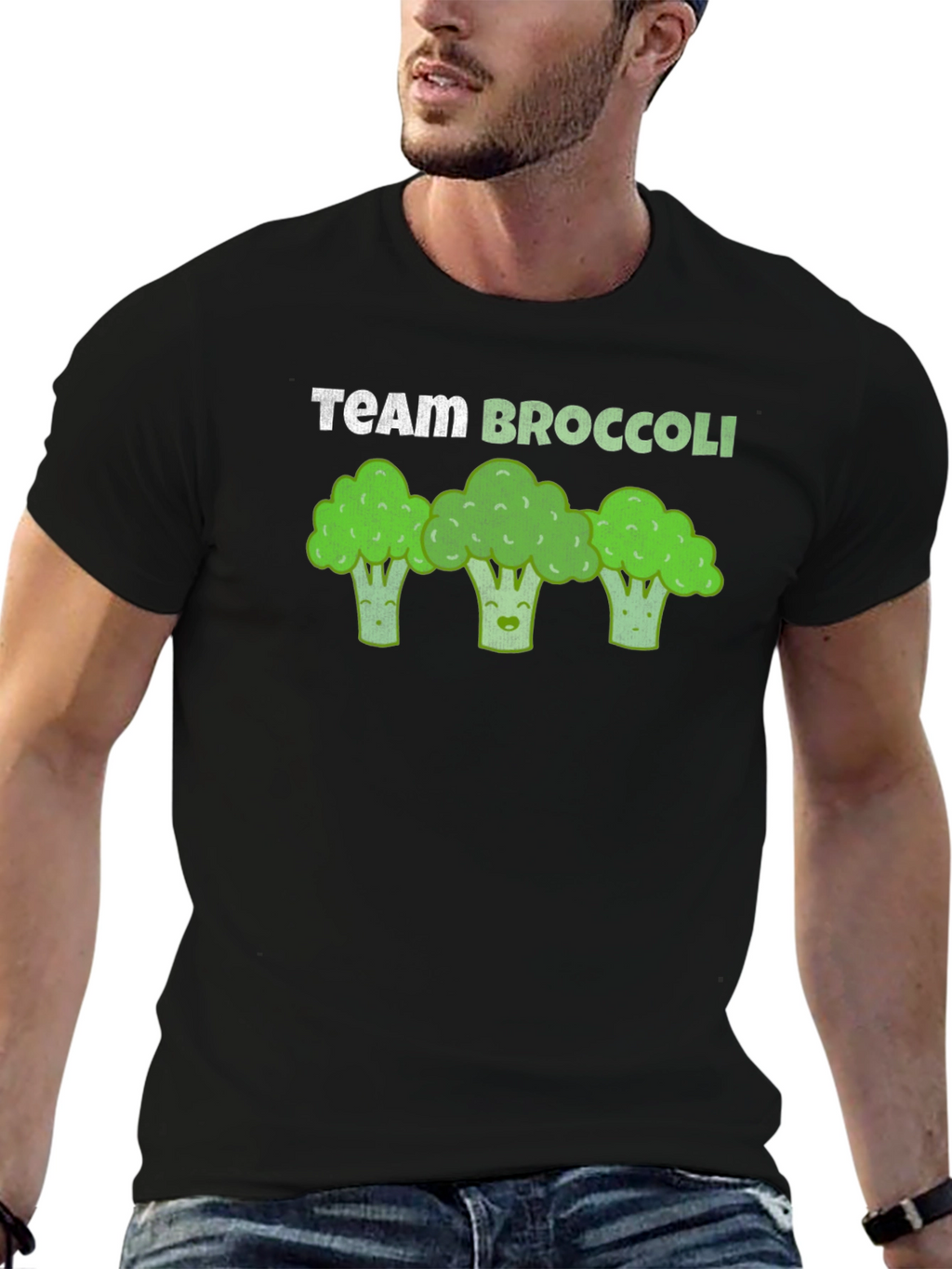 Team Broccoli Graphic T-Shirt - Healthy Food Tee
