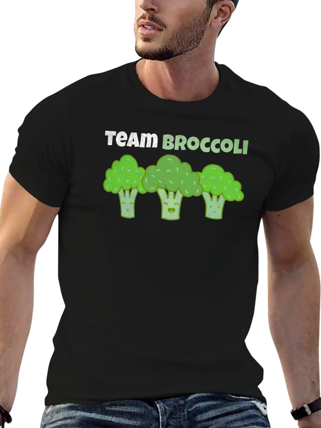 Team Broccoli Graphic T-Shirt - Healthy Food Tee