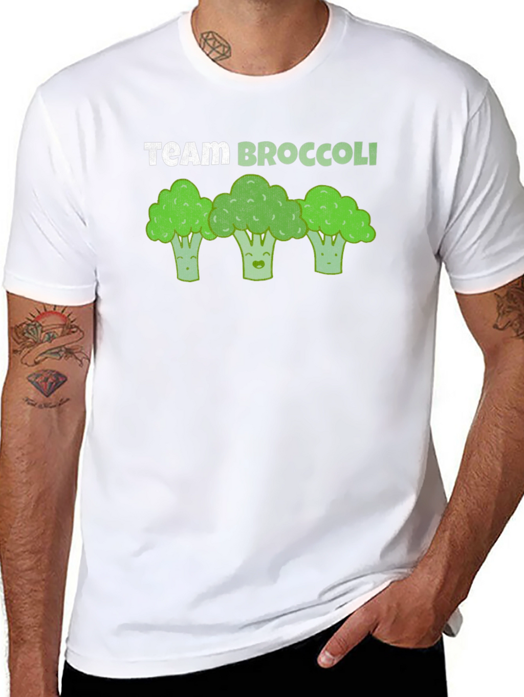 Team Broccoli Graphic T-Shirt - Healthy Food Tee