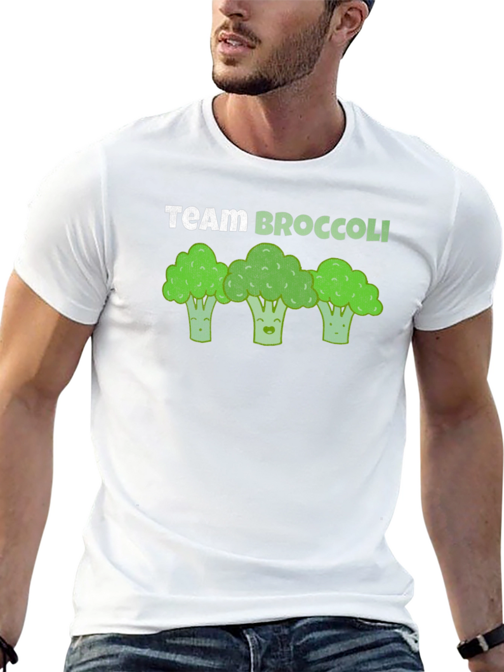 Team Broccoli Graphic T-Shirt - Healthy Food Tee