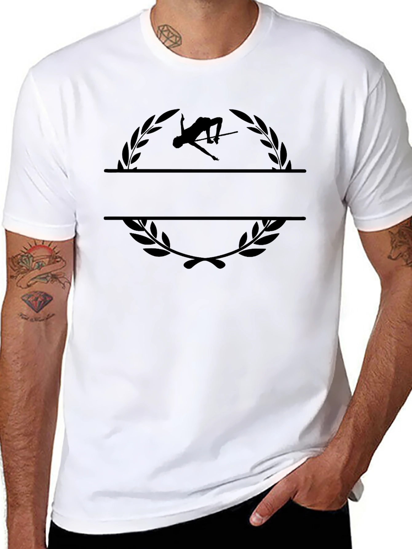 Black High Jump Silhouette T-Shirt
