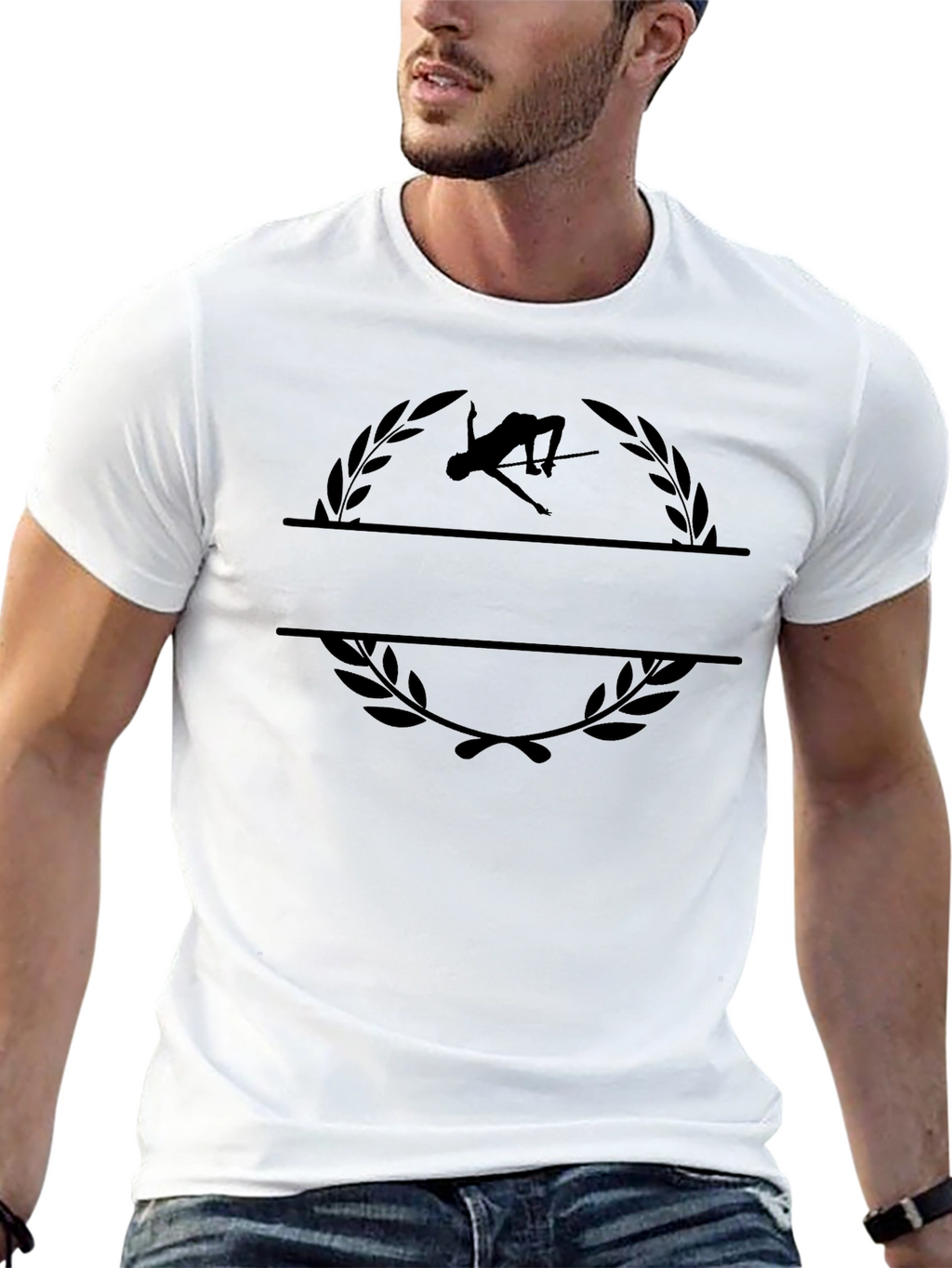 Black High Jump Silhouette T-Shirt