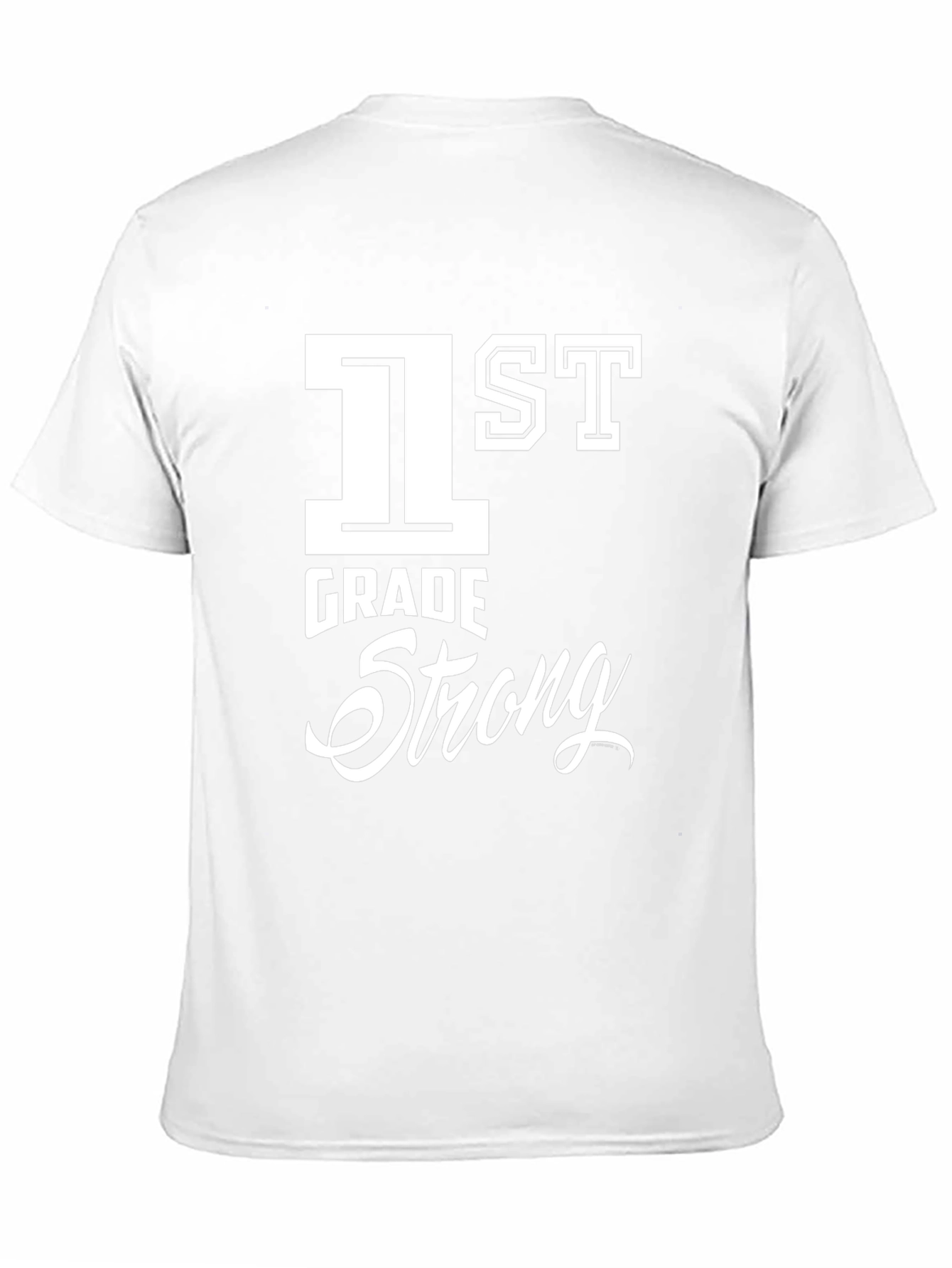 1st Grade Strong Black T-Shirt