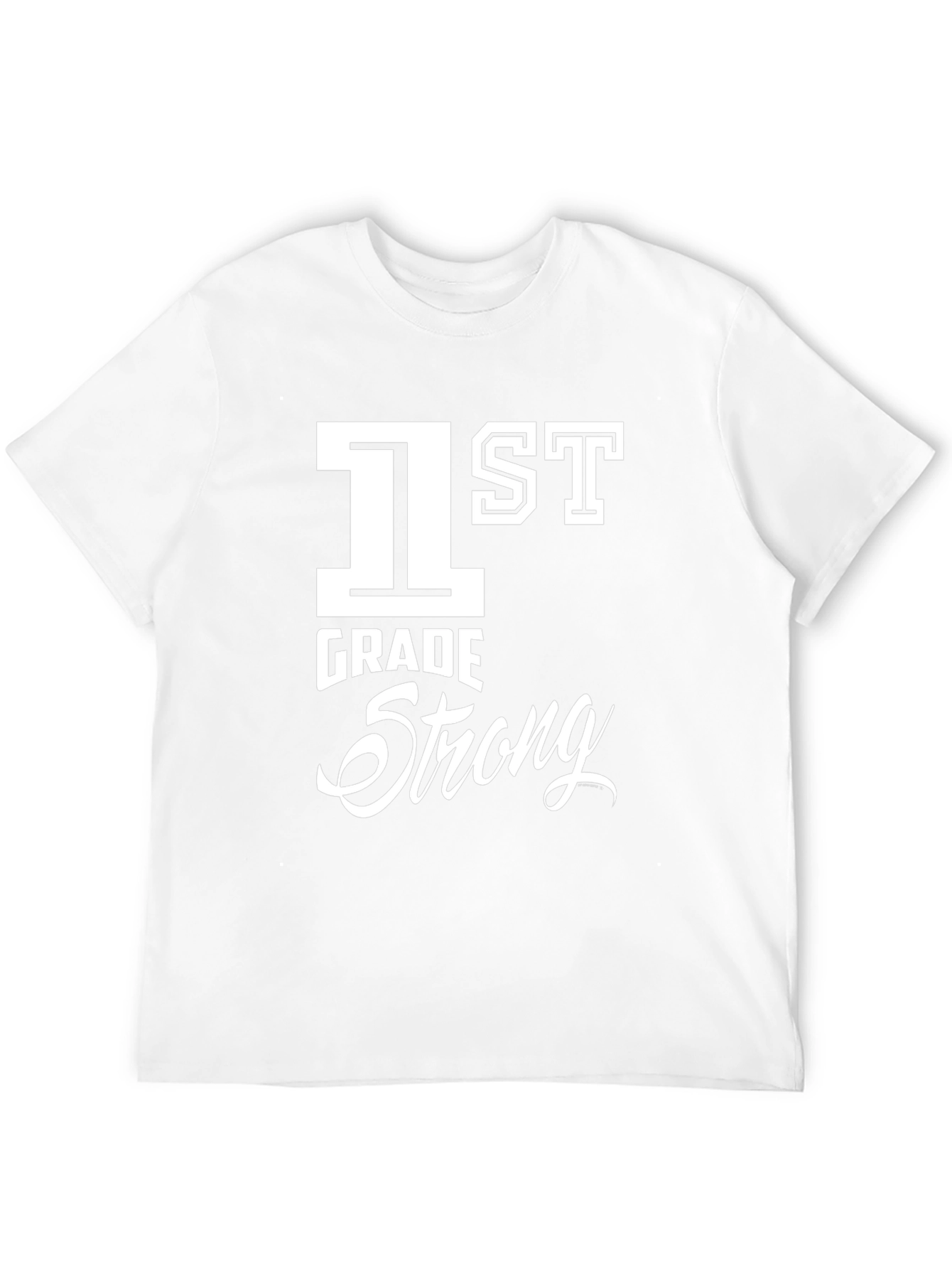 1st Grade Strong Black T-Shirt