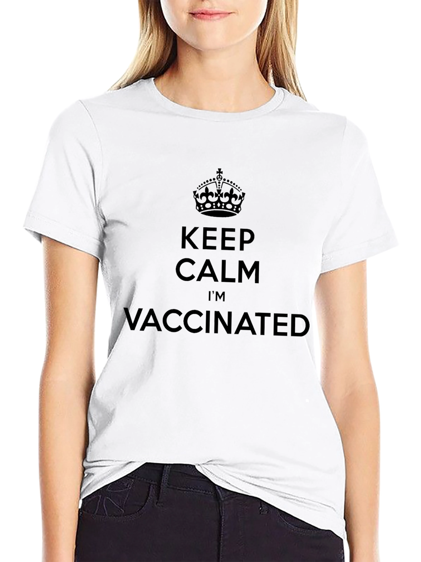 Keep Calm Im Vaccinated T-Shirt