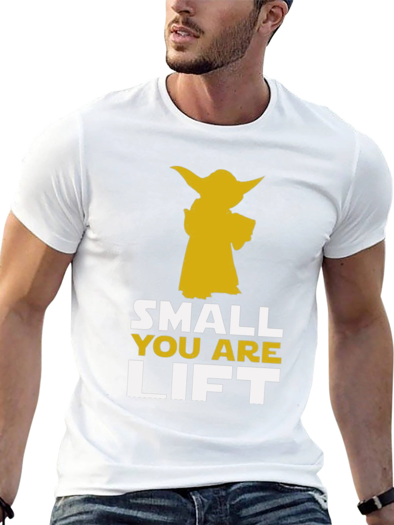 Yoda Small You Are Lift Graphic Tee