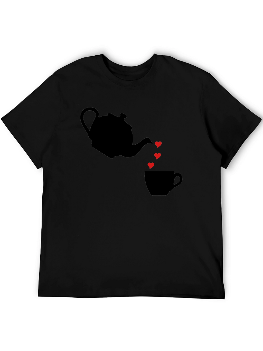 Teapot Heart Tea Cup T-Shirt