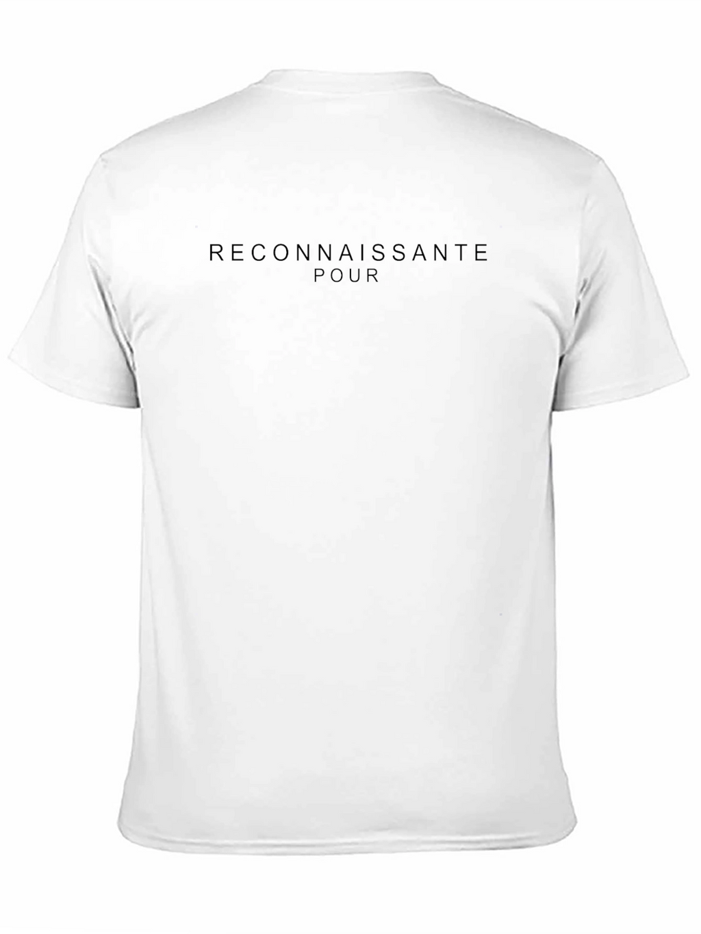 Reconnaissante Pour Black Tee