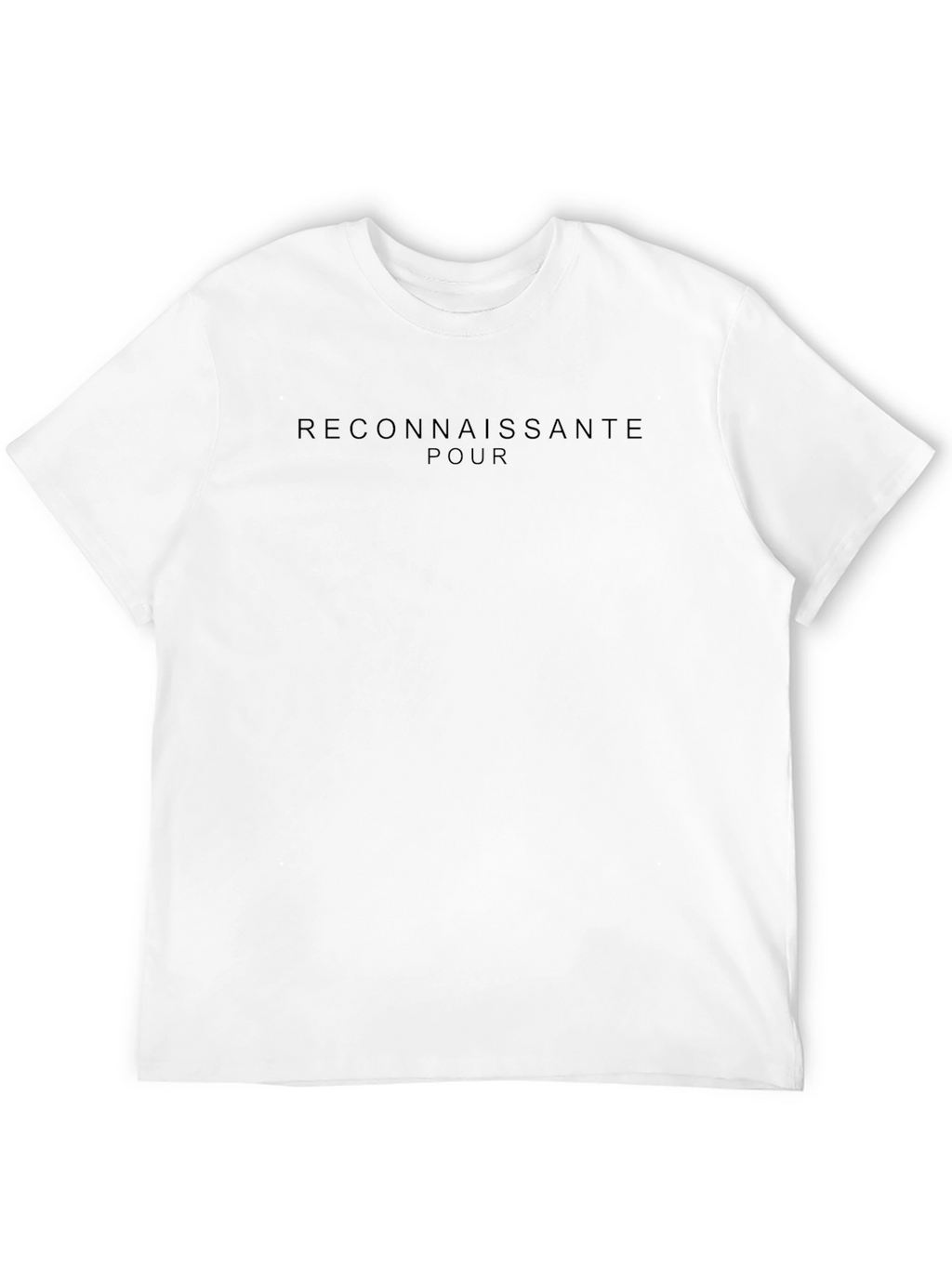 Reconnaissante Pour Black Tee
