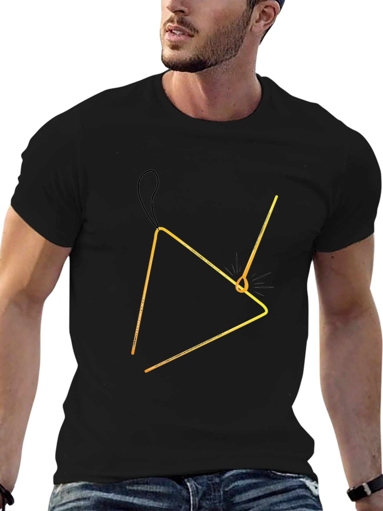 Triangle Music T-Shirt - Percussion Instrument Tee