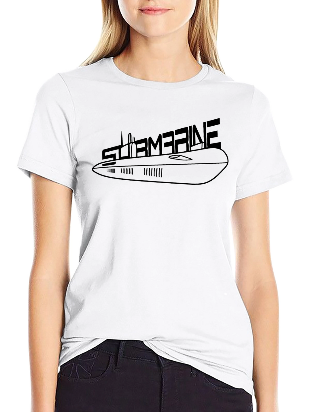 Submarine Graphic Print Tee