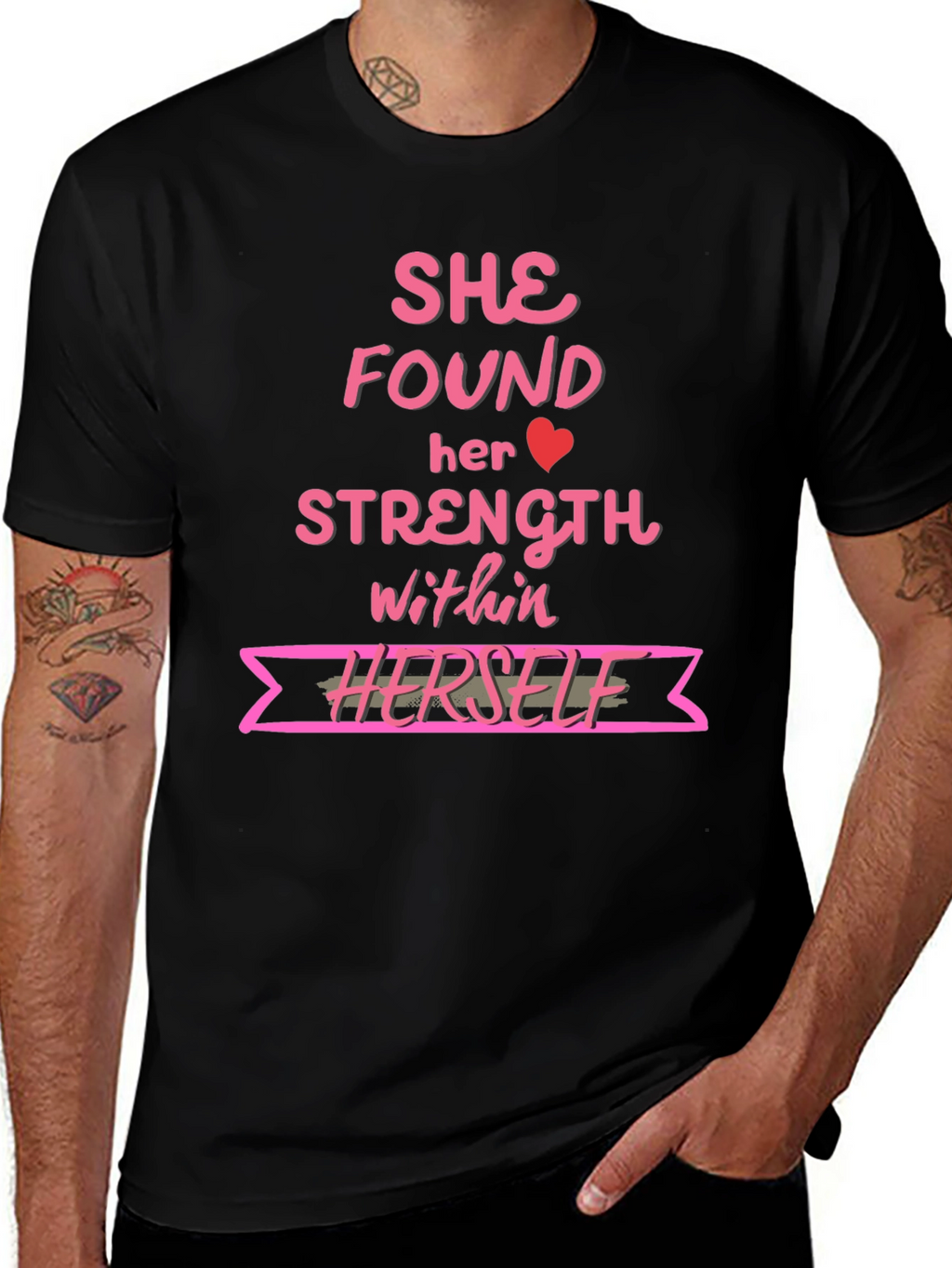 She Found Her Strength T-Shirt