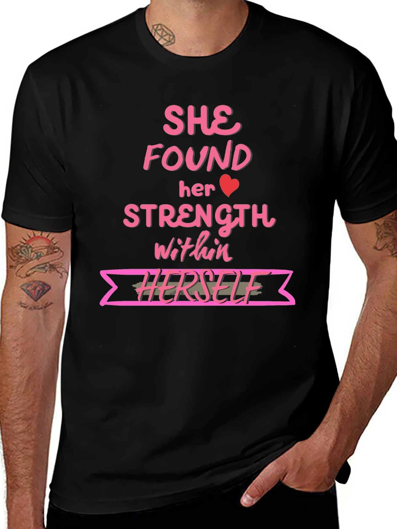 She Found Her Strength T-Shirt