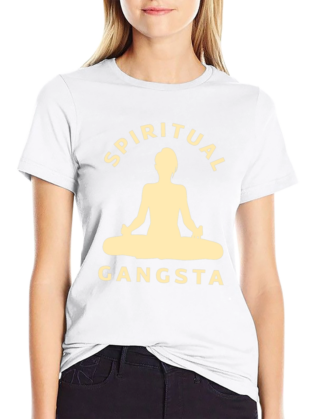 Spiritual Gangsta Black Graphic T-Shirt