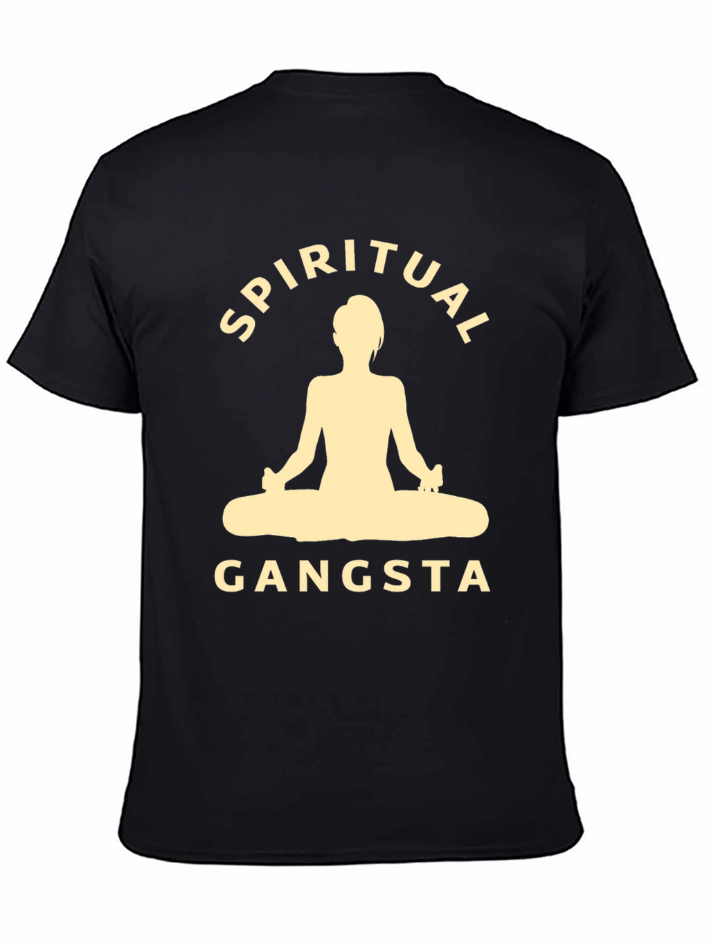 Spiritual Gangsta Black Graphic T-Shirt