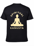 Spiritual Gangsta Black Graphic T-Shirt