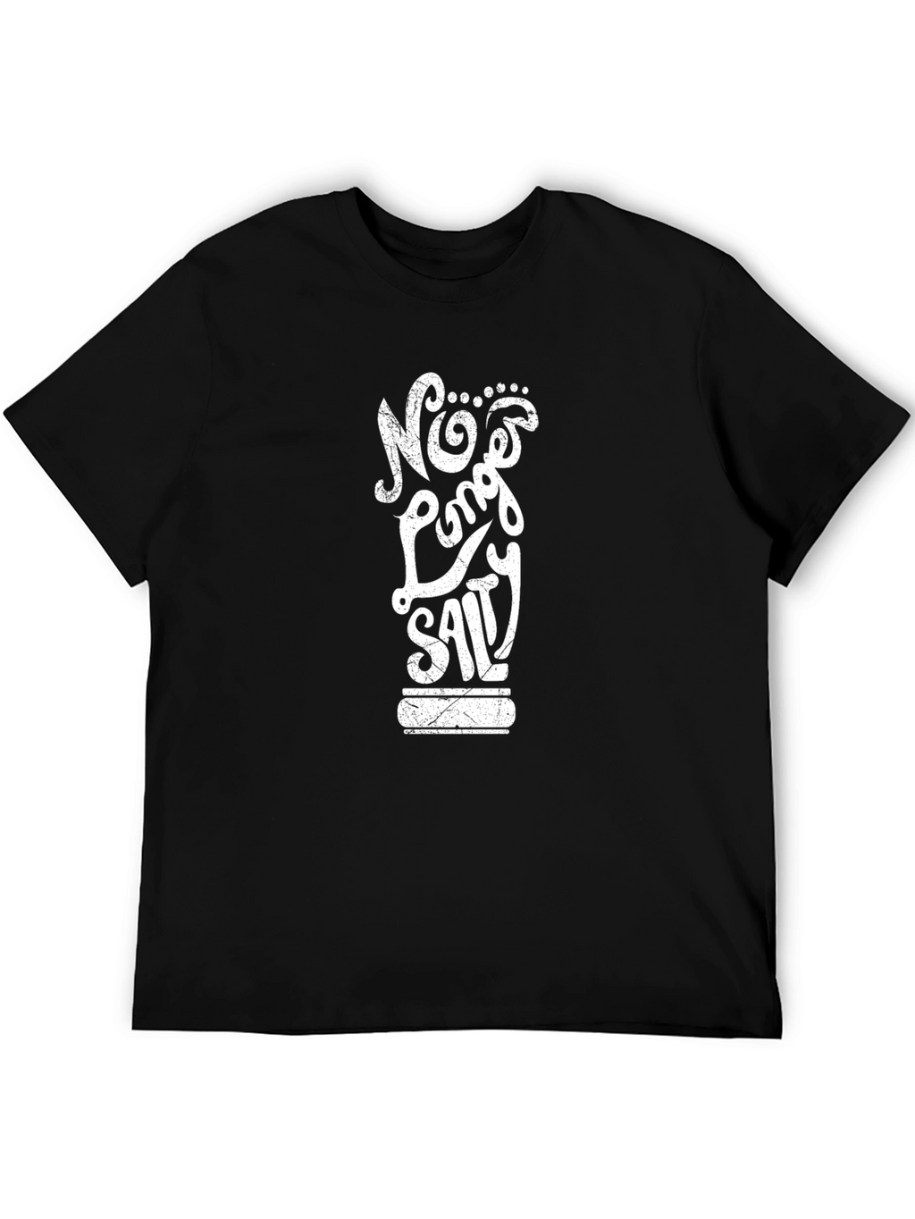 No Longer Salty Black T-Shirt