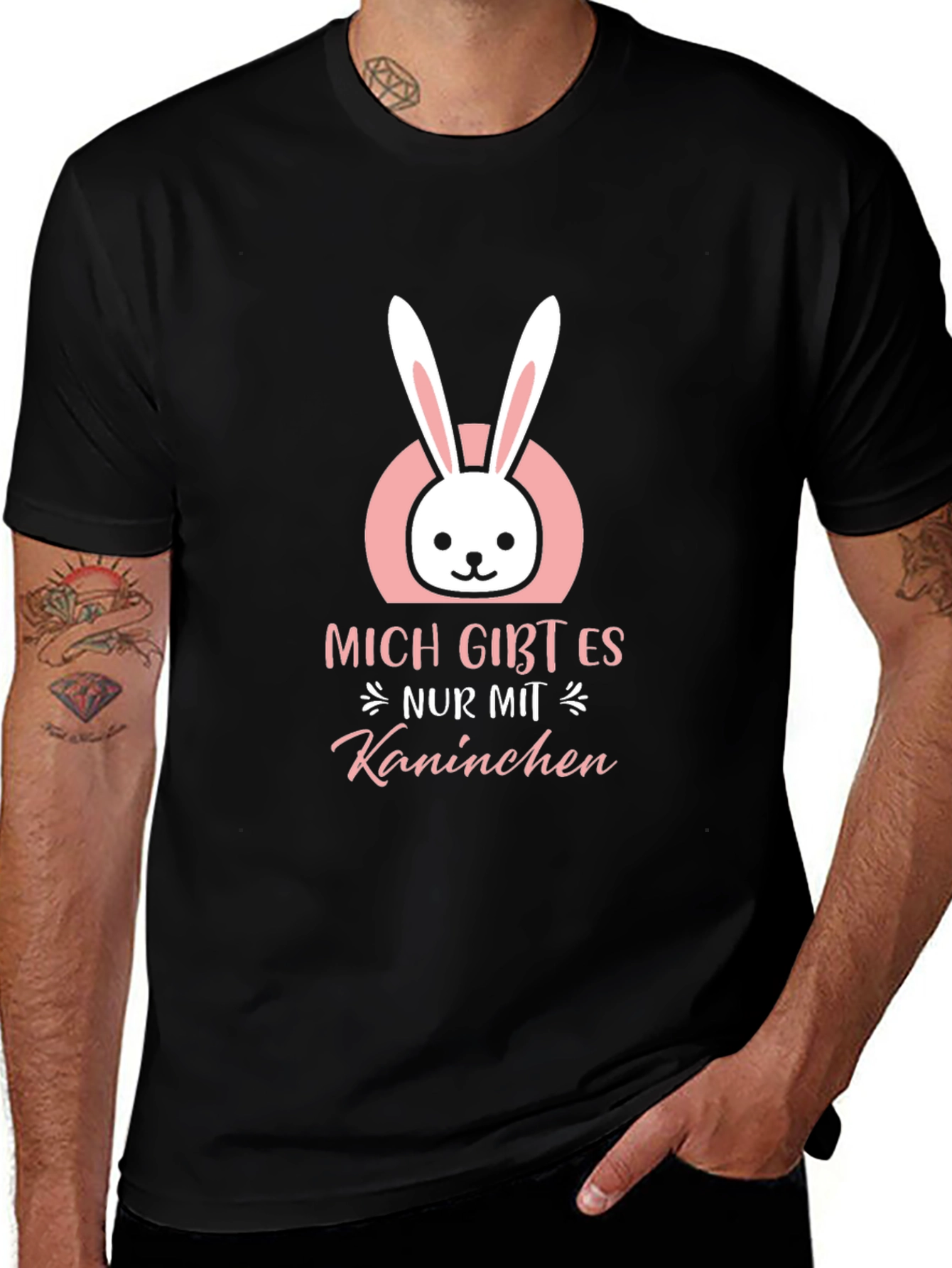Funny Easter Bunny T-Shirt - Ich Gibt Es Nur Mit Kaninchen