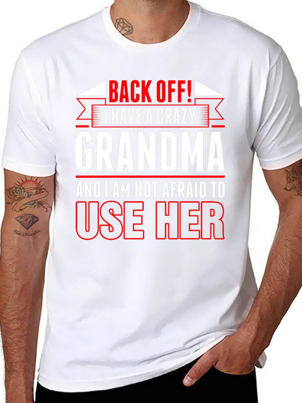 Crazy Grandma T-Shirt Funny Novelty